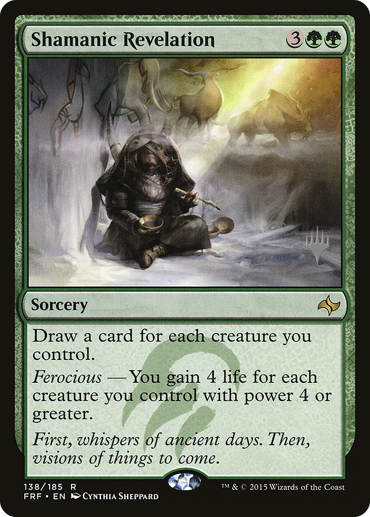 Shamanic Revelation (PPM21-138) [Fate Reforged Promos] MTG Single Wizards of the Coast