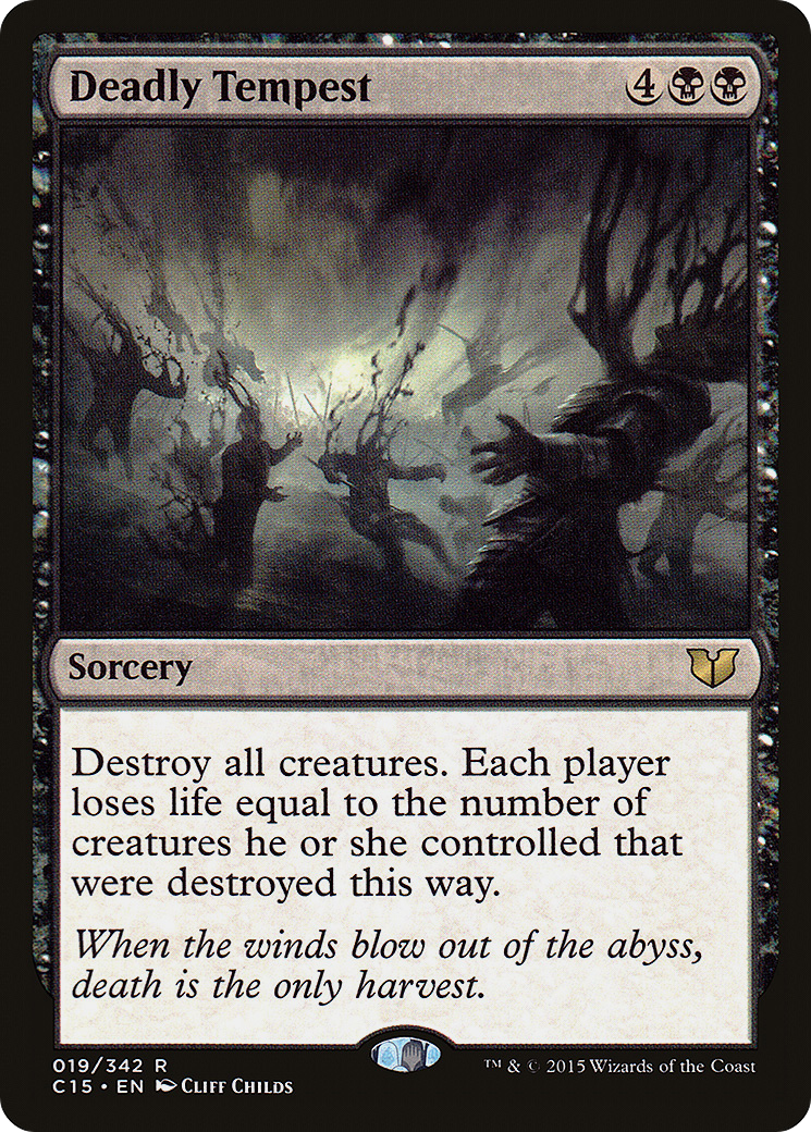 Deadly Tempest (C15-019) [Commander 2015] MTG Single Wizards of the Coast