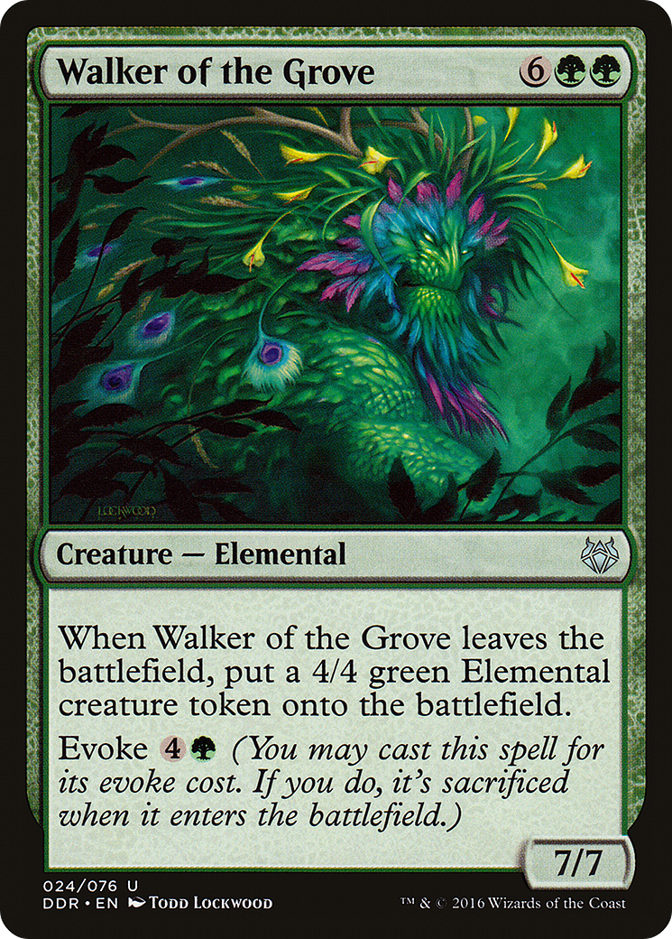 Walker of the Grove (DDR-024) [Misc] Duel Decks: Nissa vs. Ob Nixilis MTG Single Wizards of the Coast