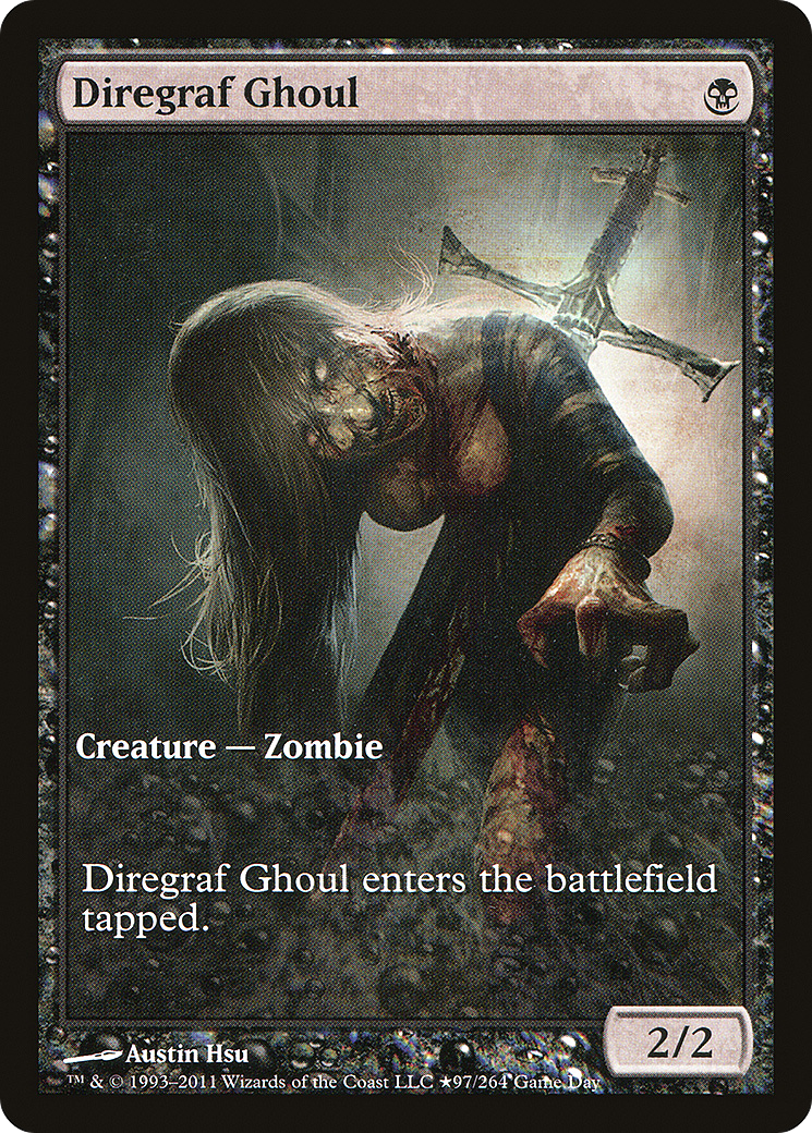 Diregraf Ghoul (GAME-097) [Innistrad Promos] MTG Single Wizards of the Coast