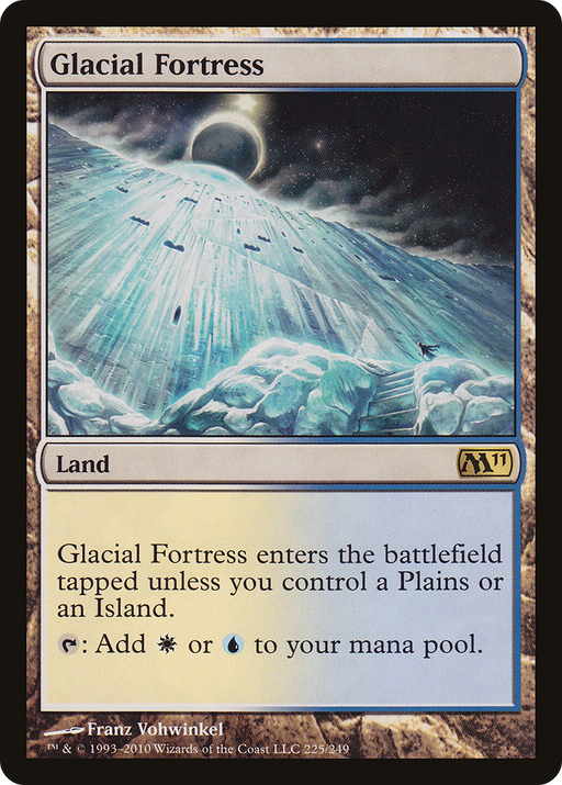 Glacial Fortress (M11-225) [Magic 2011] Foil MTG Single Wizards of the Coast