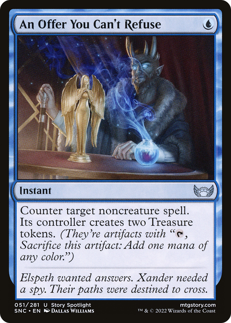 An Offer You Can't Refuse (SNC-051) [Streets of New Capenna] Foil MTG Single Wizards of the Coast