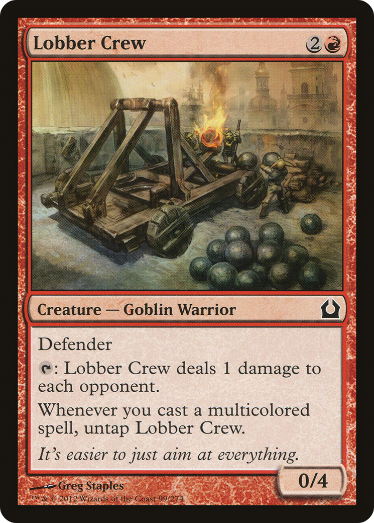 Lobber Crew (RTR-099) [Return to Ravnica] MTG Single Wizards of the Coast