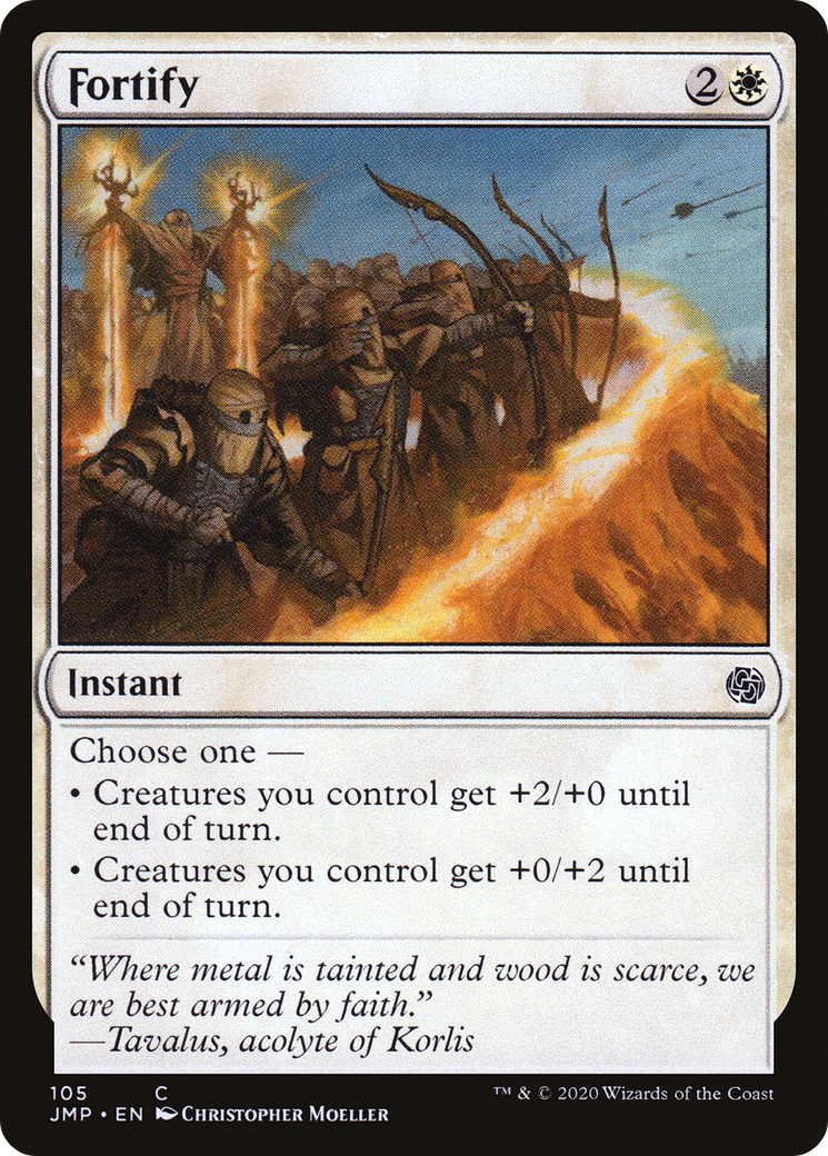 Fortify (JMP-105) [Jumpstart] MTG Single Wizards of the Coast
