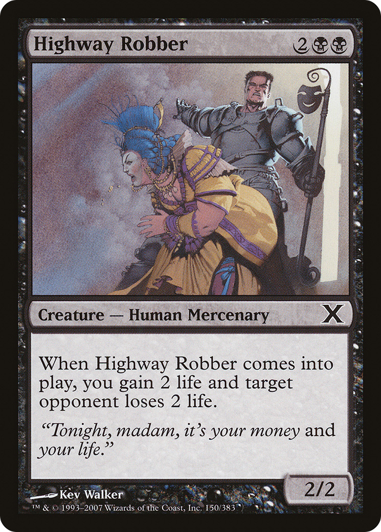 Highway Robber (10E-150) [Tenth Edition] Foil MTG Single Wizards of the Coast