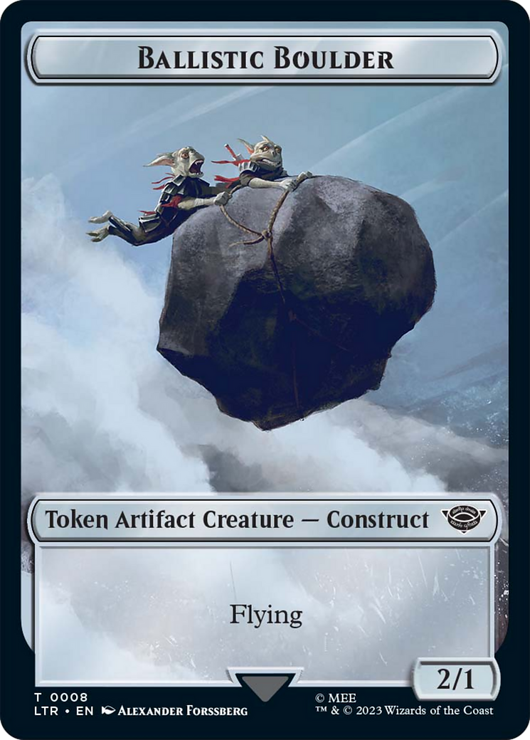 Ballistic Boulder (TLTR-008) [Tokens] Tales of Middle-earth Tokens MTG Single Wizards of the Coast