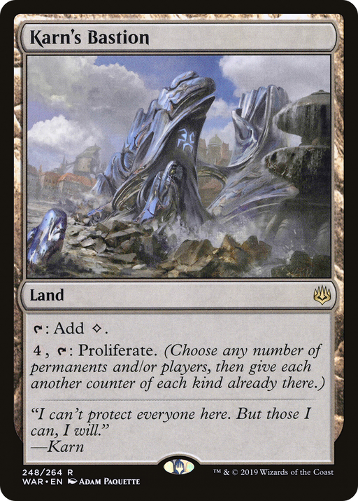 Karn's Bastion (WAR-248) [War of the Spark] MTG Single Wizards of the Coast
