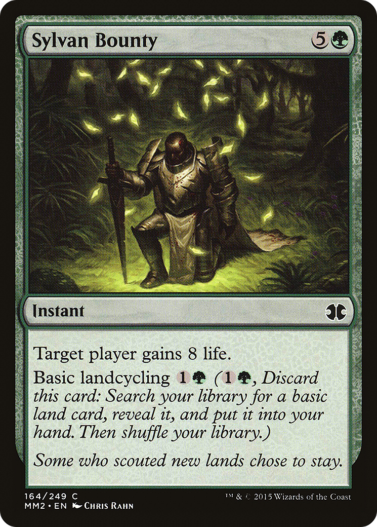 Sylvan Bounty [Modern Masters 2015] MTG Single Magic: The Gathering