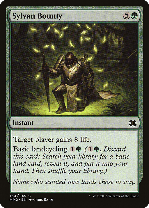 Sylvan Bounty (MM2-164) [Modern Masters 2015] MTG Single Modern Masters 2015