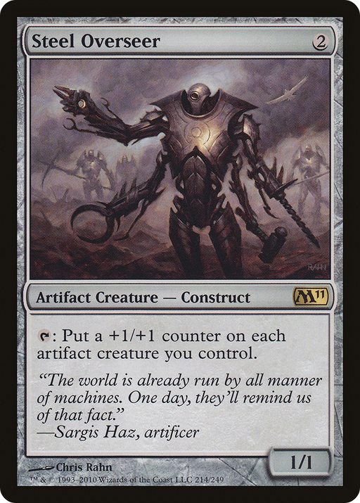 Steel Overseer (M11-214) [Magic 2011] Foil MTG Single Wizards of the Coast