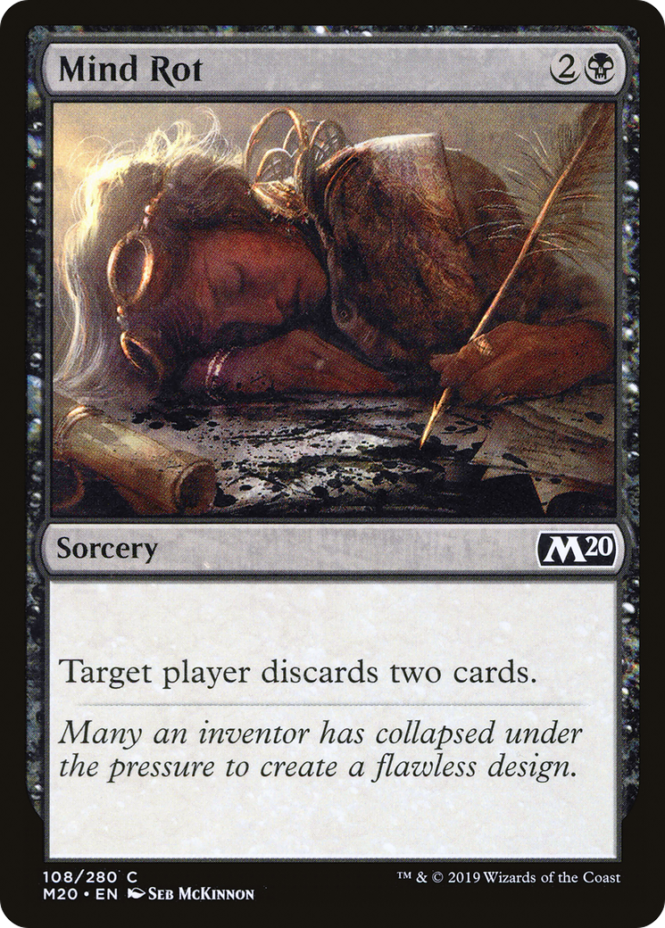 Mind Rot (M20-108) [Core Set 2020] Foil MTG Single Wizards of the Coast