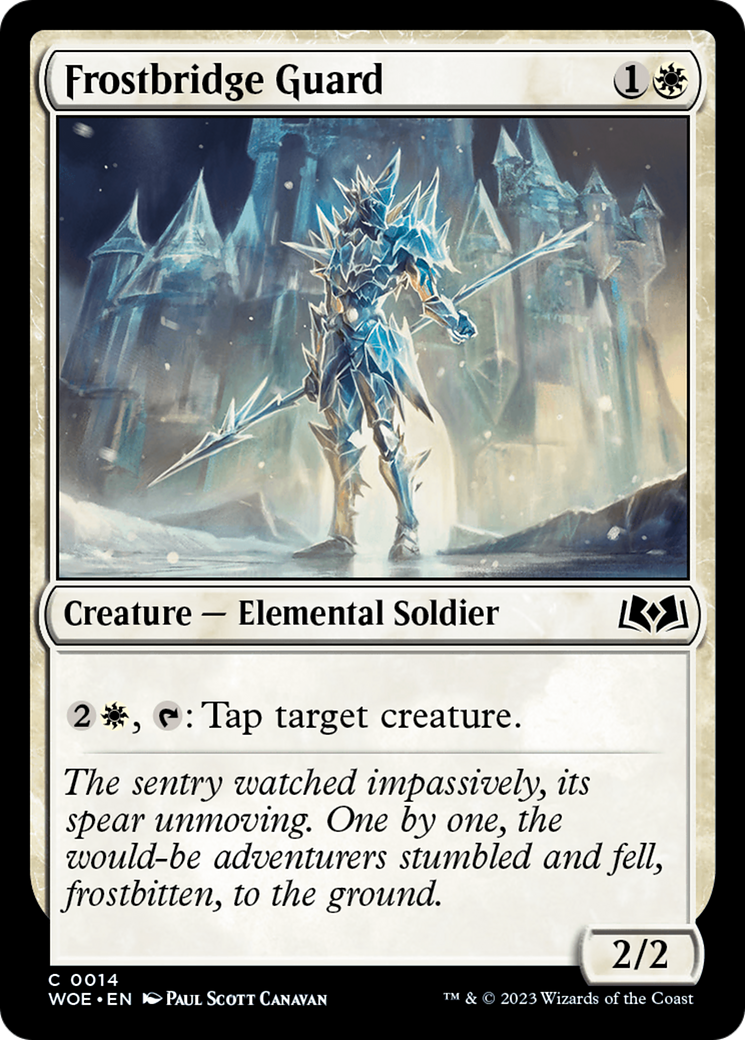 Frostbridge Guard (WOE-014) [Wilds of Eldraine] MTG Single Wizards of the Coast
