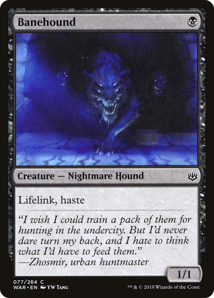 Banehound (WAR-077) [War of the Spark] Foil MTG Single Wizards of the Coast