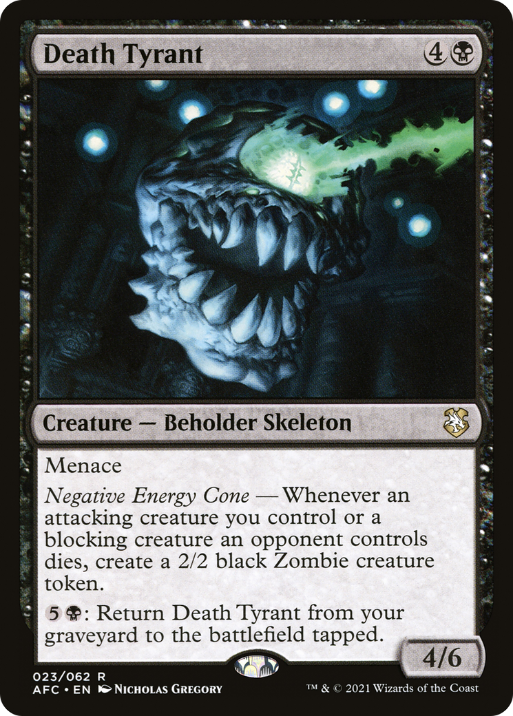 Death Tyrant (AFC-023) [Forgotten Realms Commander] MTG Single Wizards of the Coast