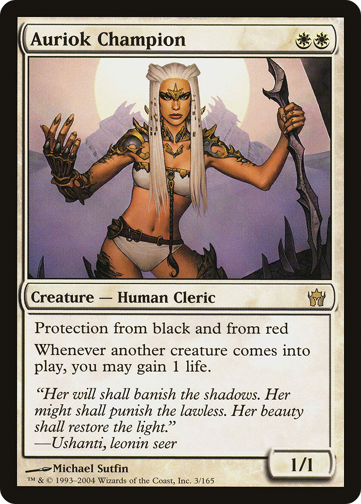 Auriok Champion (5DN-003) [Fifth Dawn] MTG Single Wizards of the Coast