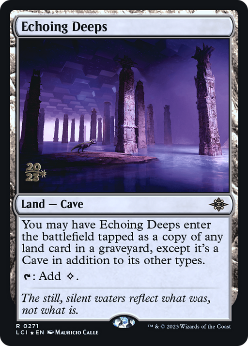 Echoing Deeps (PRE-271) [The Lost Caverns of Ixalan Promos] Foil MTG Single Wizards of the Coast