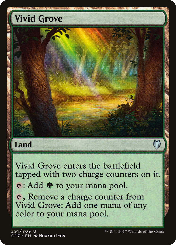 Vivid Grove (C17-291) [Commander 2017] MTG Single Wizards of the Coast