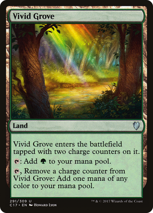 Vivid Grove (C17-291) [Commander 2017] MTG Single Wizards of the Coast