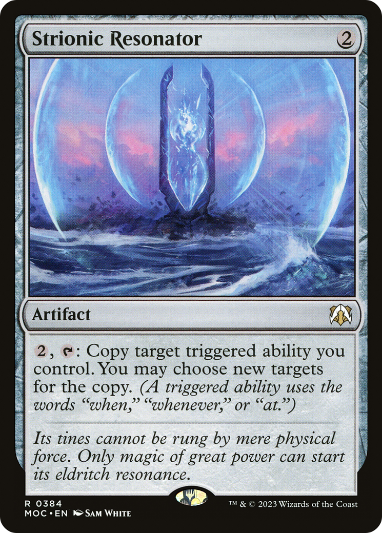Strionic Resonator (MOC-384) [March of the Machine Commander] MTG Single Wizards of the Coast