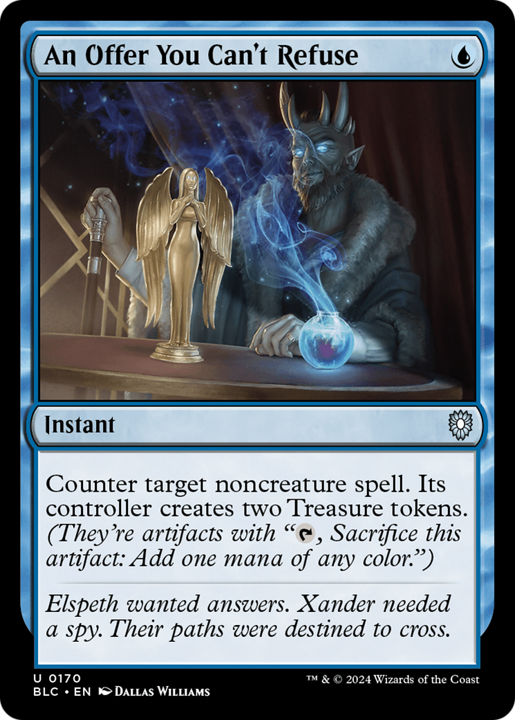 An Offer You Can't Refuse (BLC-170) [Bloomburrow Commander] MTG Single Wizards of the Coast