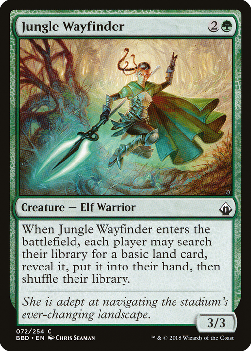 Jungle Wayfinder (BBD-072) [Battlebond] MTG Single Wizards of the Coast