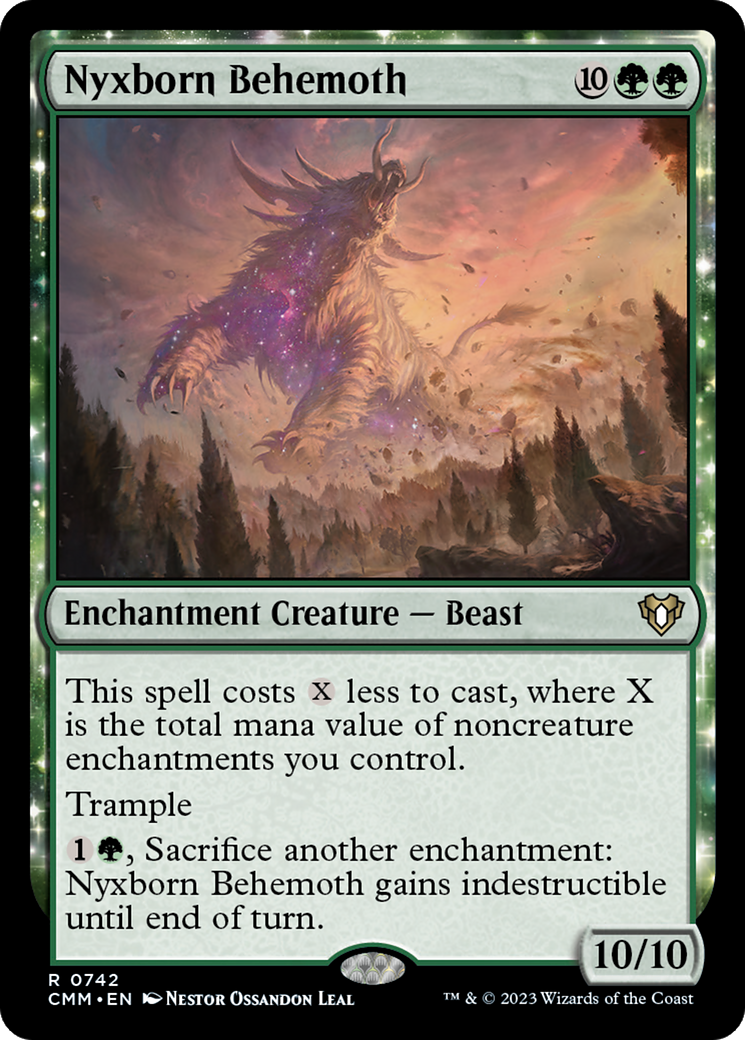 Nyxborn Behemoth (CMM-742) [Commander Masters] MTG Single Wizards of the Coast