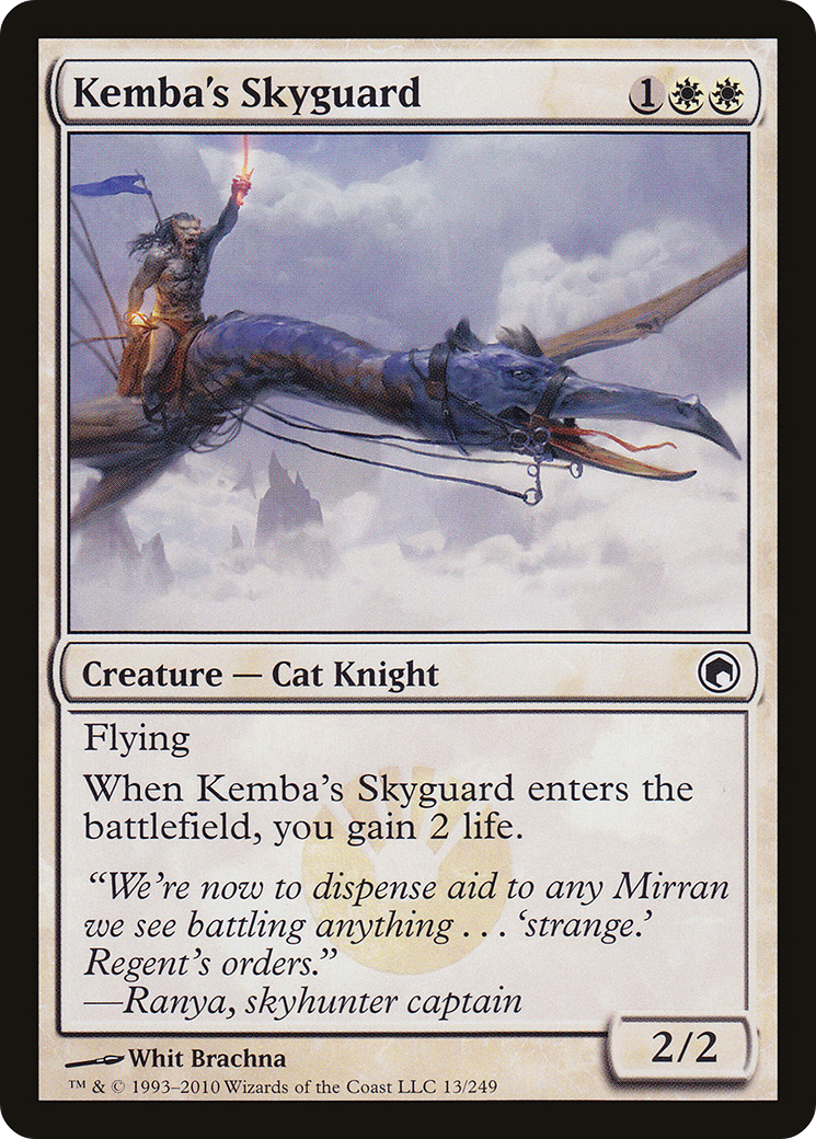 Kemba's Skyguard (SOM-013) [Scars of Mirrodin] Foil MTG Single Wizards of the Coast