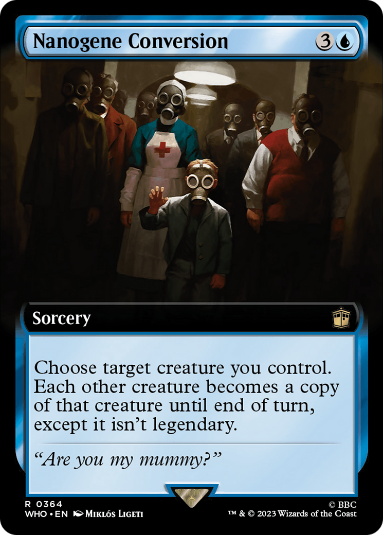 Nanogene Conversion (WHO-364) [Doctor Who] (Extended Art) Foil MTG Single Wizards of the Coast