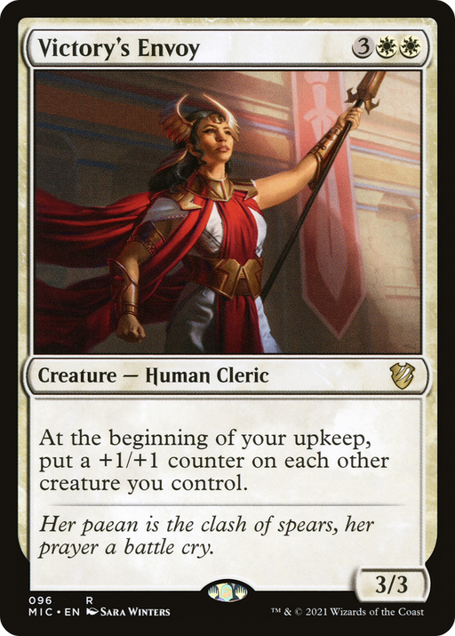 Victory's Envoy (MIC-096) [Midnight Hunt Commander] MTG Single Wizards of the Coast