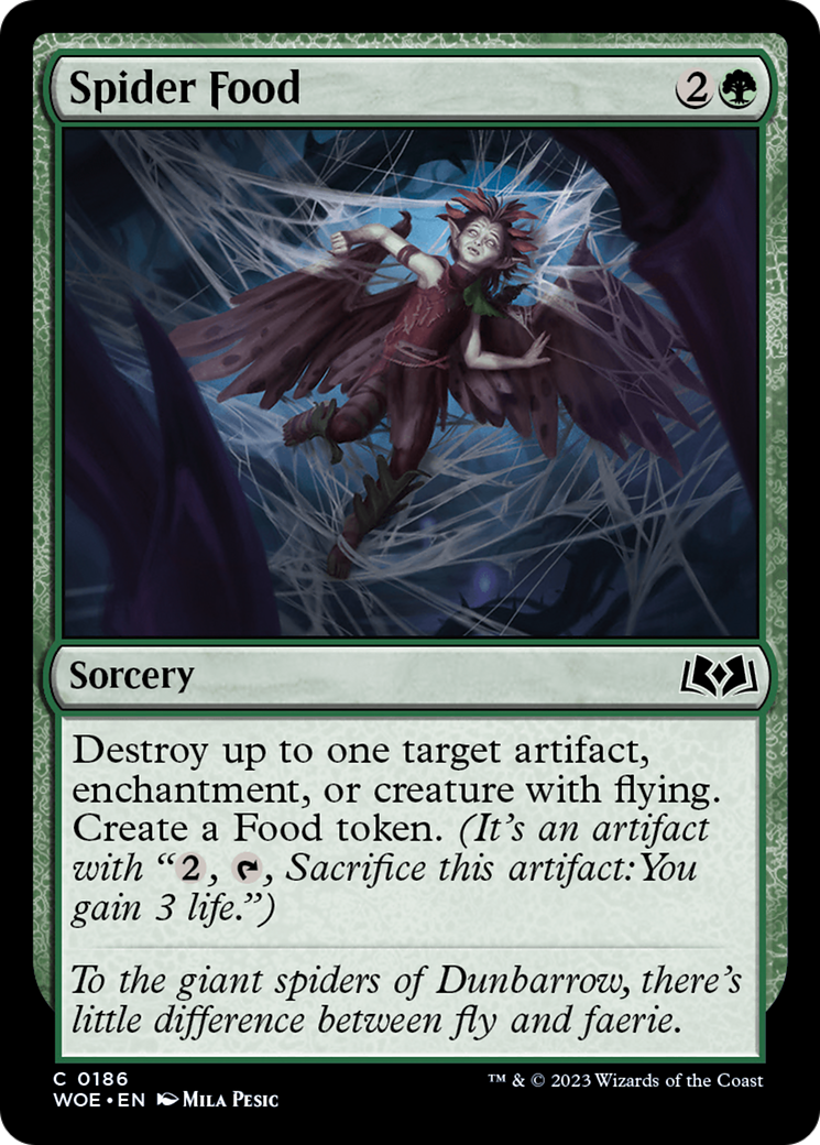 Spider Food (WOE-186) [Wilds of Eldraine] MTG Single Wizards of the Coast