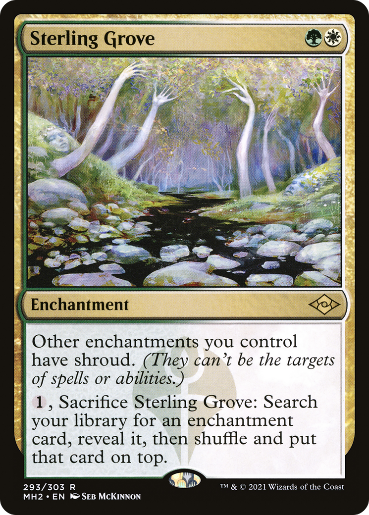 Sterling Grove (MH2-293) [Modern Horizons 2] Foil MTG Single Wizards of the Coast