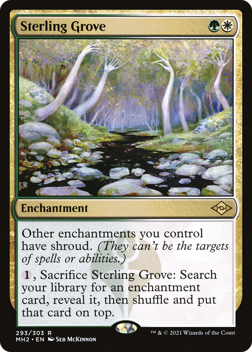 Sterling Grove (MH2-293) [Modern Horizons 2] Foil MTG Single Wizards of the Coast