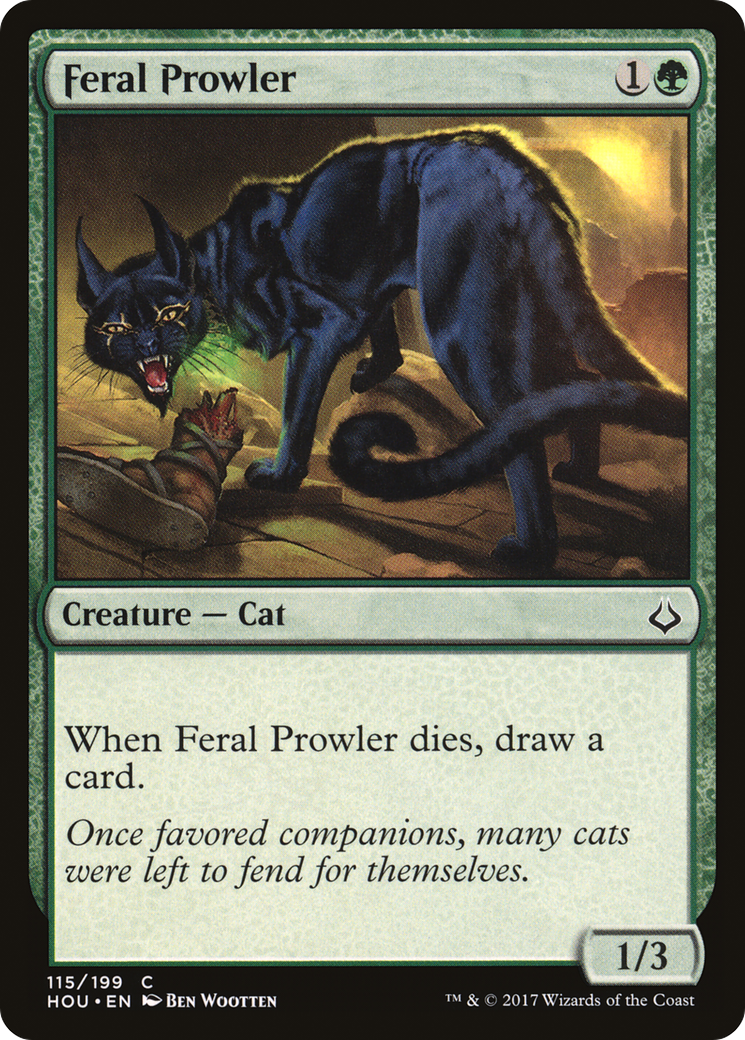 Feral Prowler (HOU-115) [Hour of Devastation] Foil MTG Single Wizards of the Coast