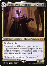 Extus, Oriq Overlord // Awaken the Blood Avatar (STX-149) [Strixhaven: School of Mages] Foil MTG Single Wizards of the Coast