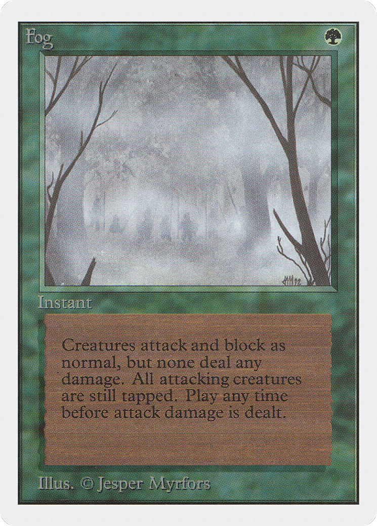 Fog (2ED-194) [Oldschool] Unlimited Edition MTG Single Wizards of the Coast