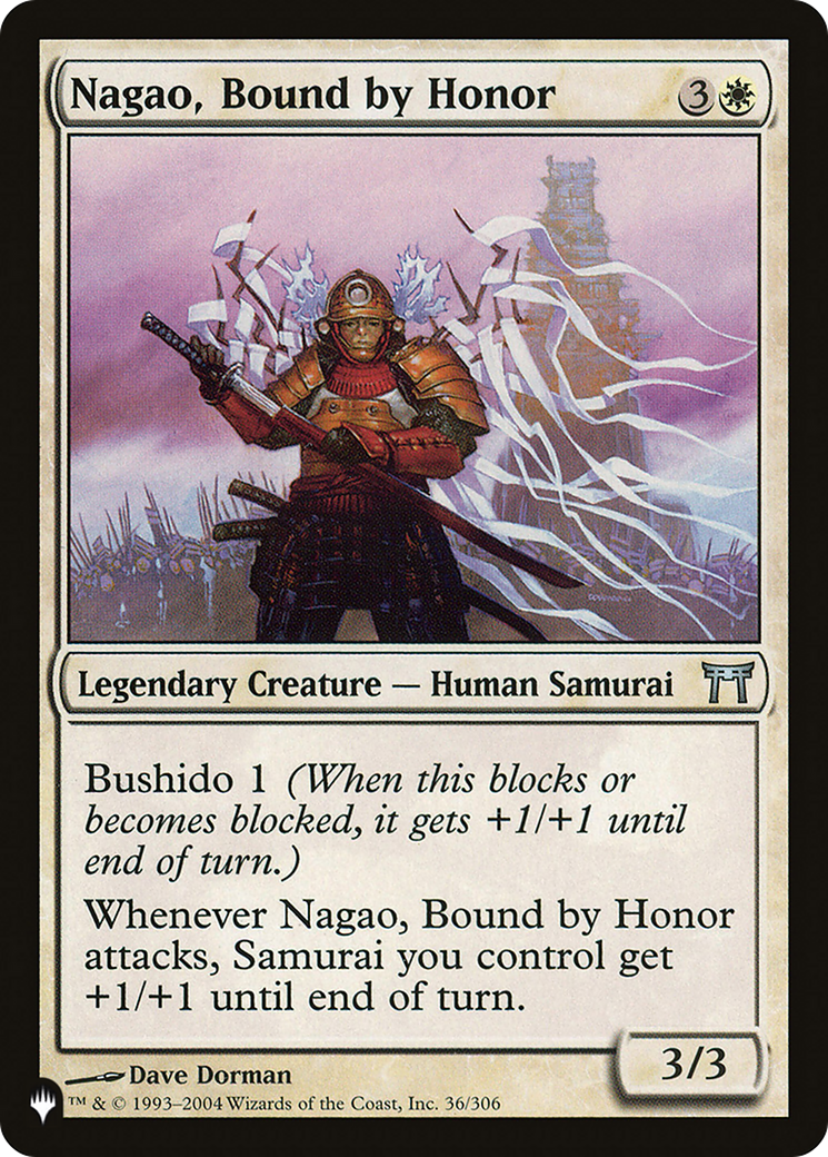 Nagao, Bound by Honor (LIST-CHK-36) [Mystery Booster] The List MTG Single Wizards of the Coast