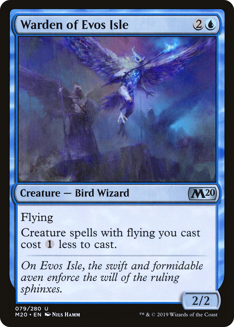 Warden of Evos Isle (M20-079) [Core Set 2020] MTG Single Wizards of the Coast