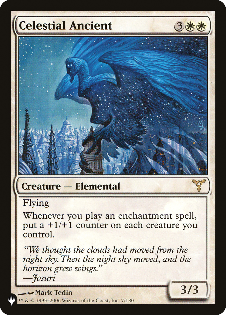 Celestial Ancient (LIST-7/180) [Mystery Booster] The List MTG Single Wizards of the Coast