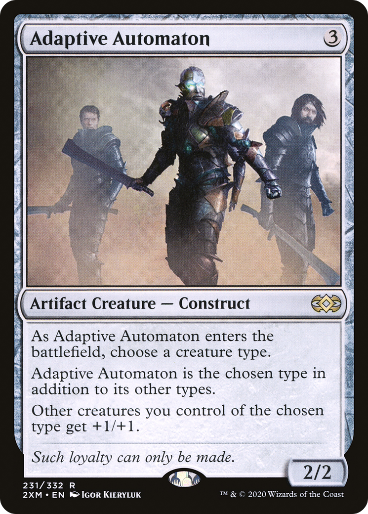 Adaptive Automaton (2XM-231) [Double Masters] Foil MTG Single Wizards of the Coast