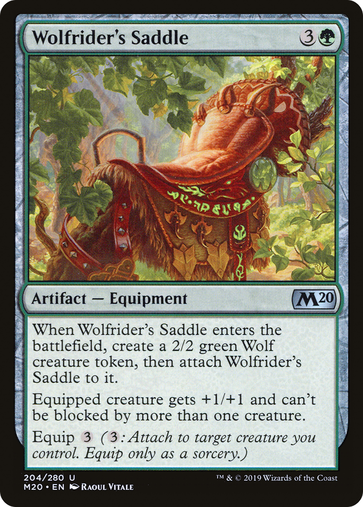 Wolfrider's Saddle (M20-204) [Core Set 2020] MTG Single Wizards of the Coast