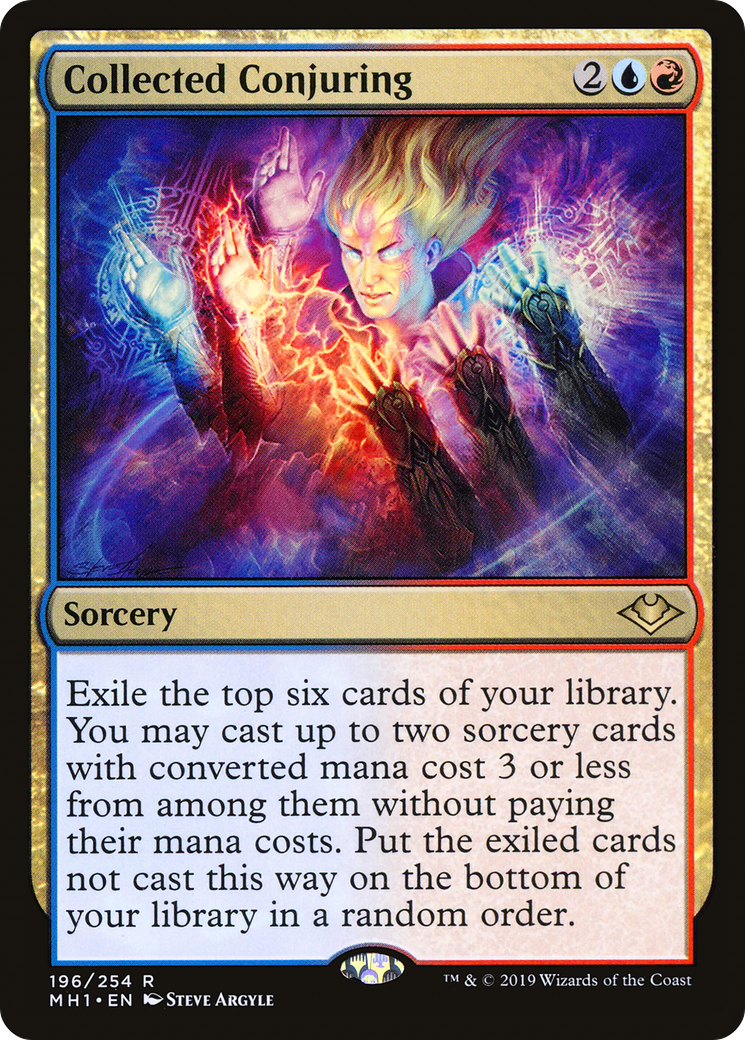 Collected Conjuring (MH1-196) [Modern Horizons] Foil MTG Single Wizards of the Coast