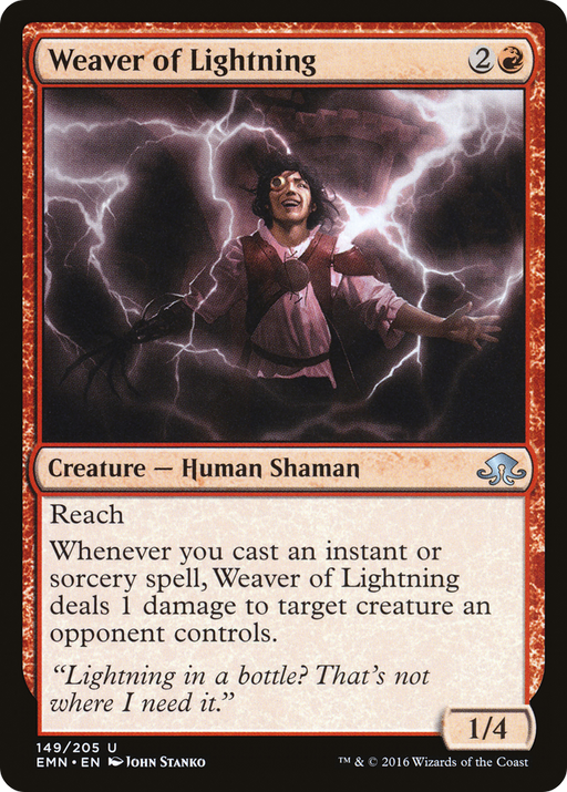 Weaver of Lightning (EMN-149) [Eldritch Moon] MTG Single Wizards of the Coast