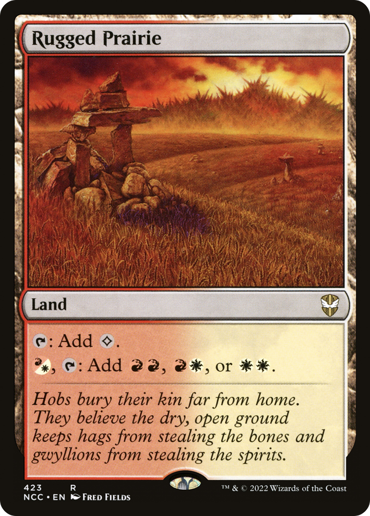 Rugged Prairie (NCC-423) [New Capenna Commander] MTG Single Wizards of the Coast
