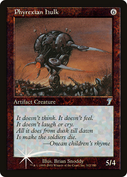 Phyrexian Hulk (7ED-312) [7th Edition] MTG Single Wizards of the Coast