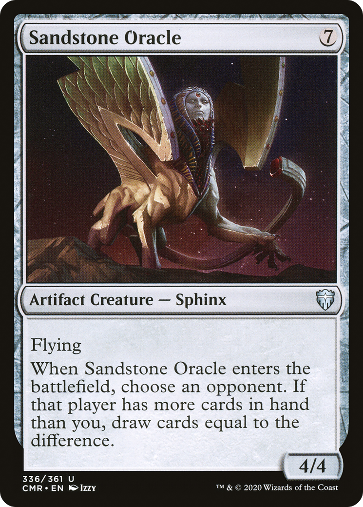 Sandstone Oracle (CMR-336) [Commander Legends] MTG Single Wizards of the Coast