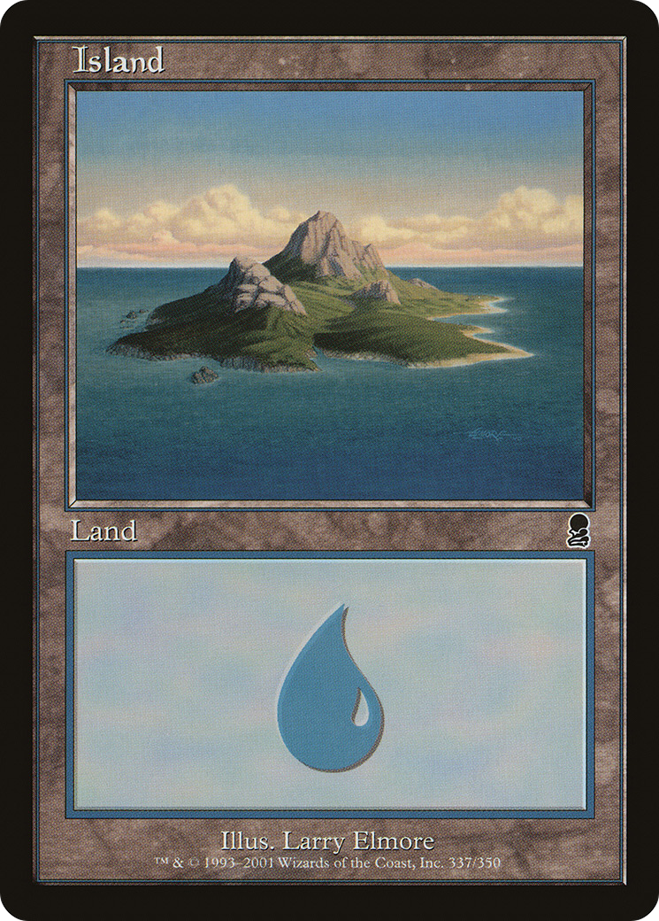 Island (337) (ODY-337) [Odyssey] MTG Single Wizards of the Coast