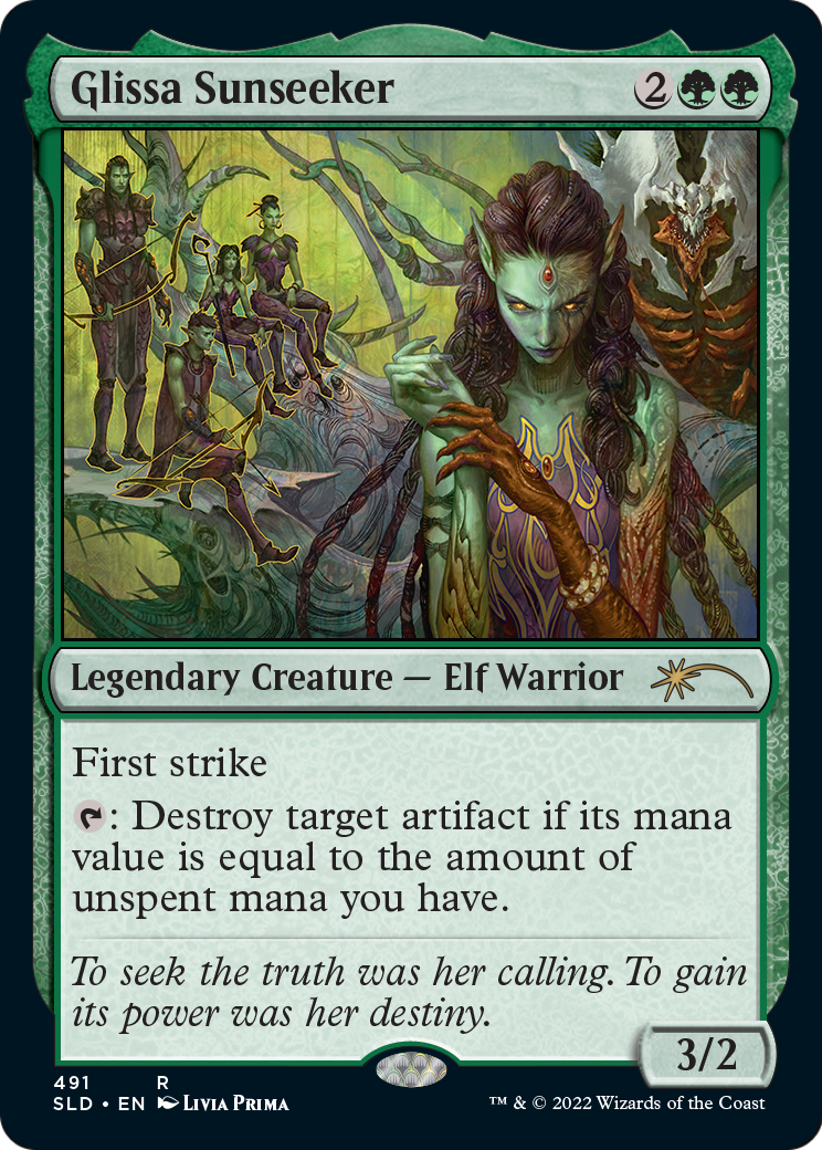 Glissa Sunseeker (SLD-491) [Secret Lair] Drop MTG Single Wizards of the Coast