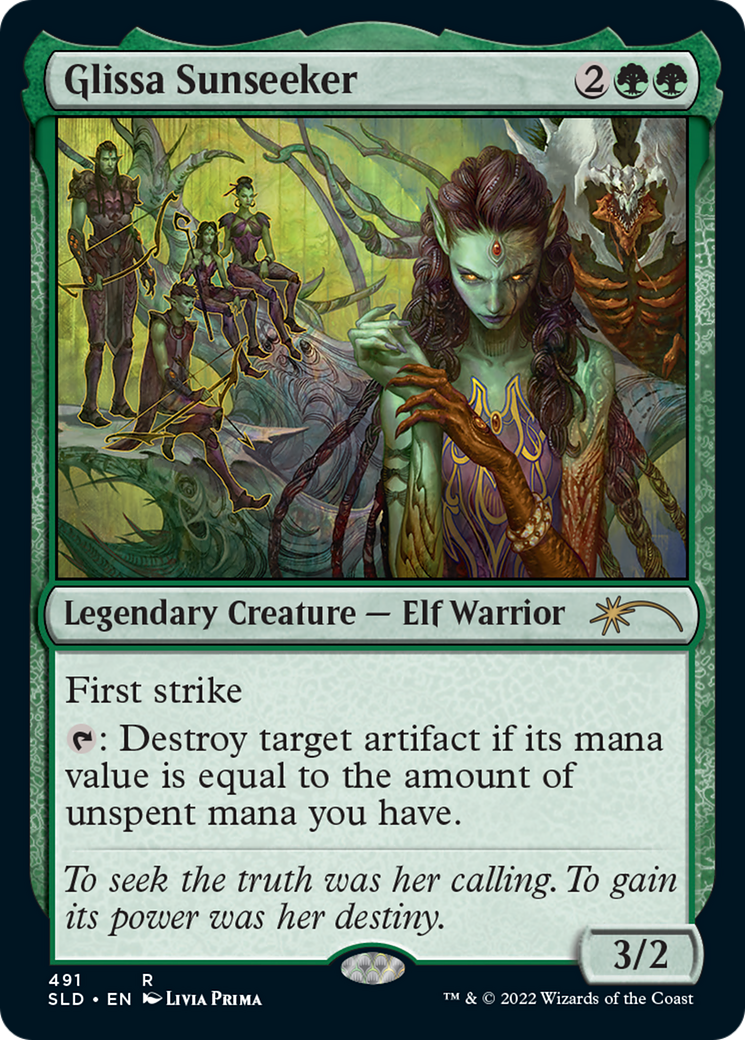 Glissa Sunseeker (SLD-491) [Secret Lair] Drop Foil MTG Single Wizards of the Coast