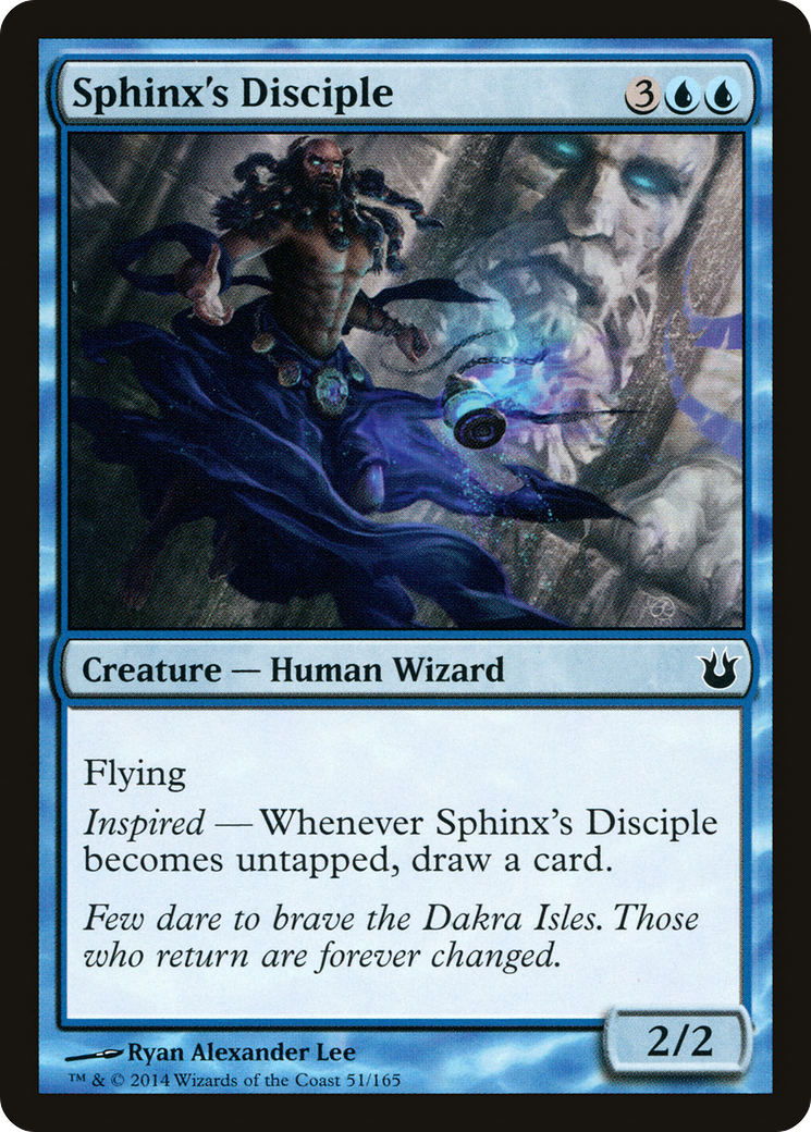 Sphinx's Disciple (BNG-051) [Born of the Gods] MTG Single Wizards of the Coast