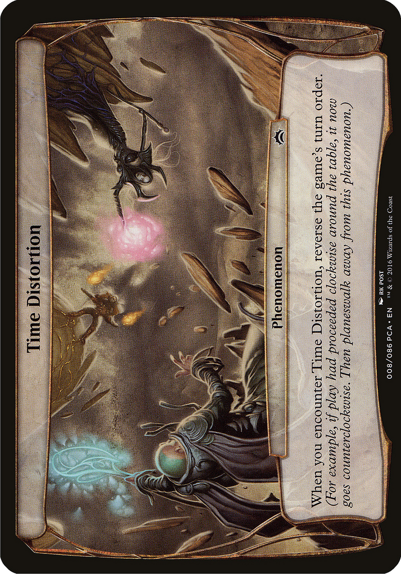 Time Distortion (Planechase Anthology) (OVER-) [Oversized] Planechase Anthology Planes MTG Single Wizards of the Coast
